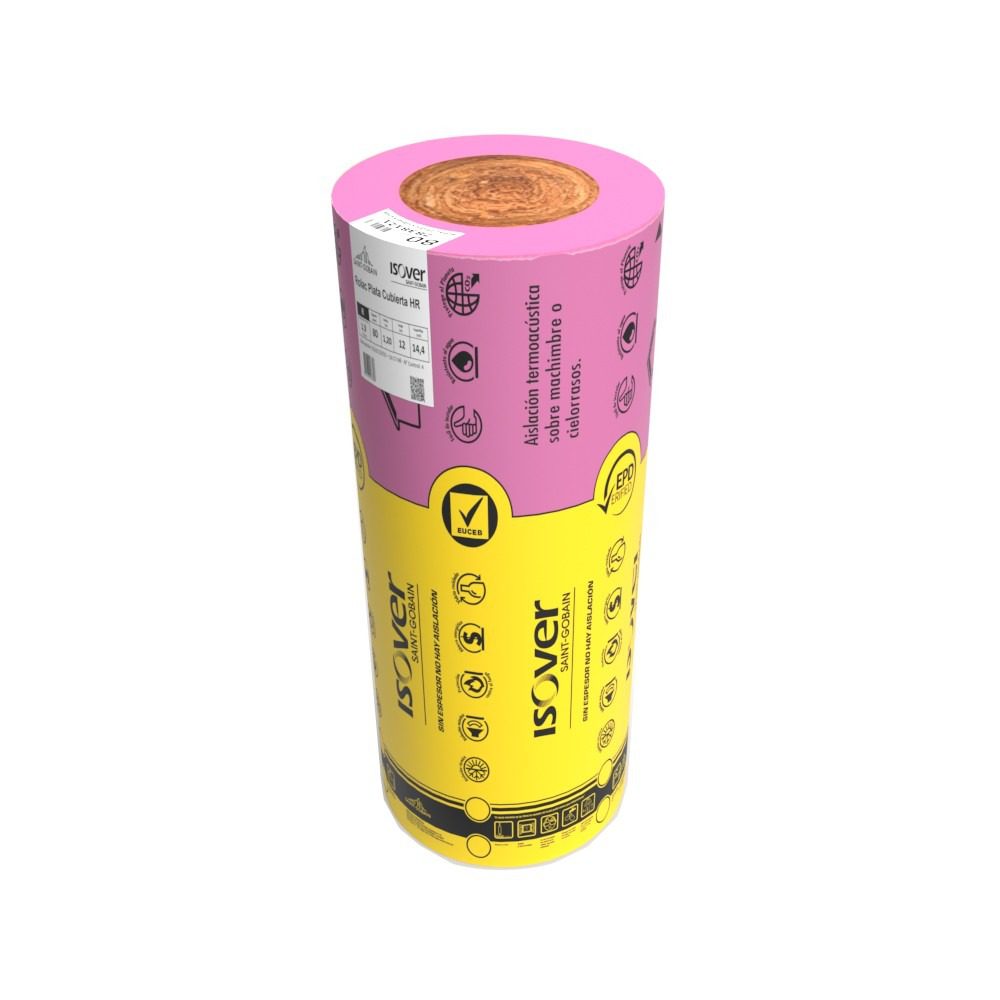 Rollo Lana De Vidrio Rolac Plata - Isover - Imagen 2