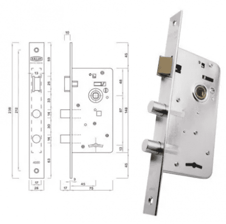 Cerradura Trabex 6625 De 4 Combinaciones - Centrosider | Hierros y ...