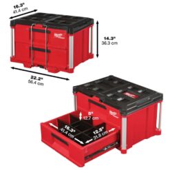 Alternative view of Caja De Herramientas De 2 Cajones PACKOUT 4822-8442 - Milwaukee
