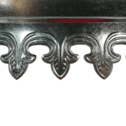 Cenefa Galvanizada Flor De Lis Grande X 2 Mts