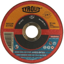 Disco Recto De Corte 4 ½"  114x1.0x22 - Tyrolit