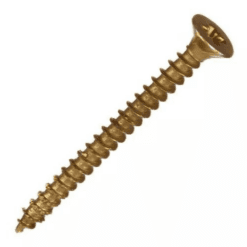 Tornillo Punta Aguja Fix 10 X 1 ½" Dorado TEL